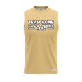 Custom Fully Sublimated Solid Z20 Pattern Pale Cream Performance Sleeveless 15598