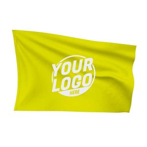 Custom Fully Sublimated Solid EE Pattern Apple Green Flag 15693