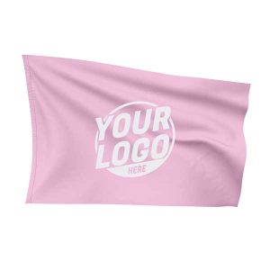 Custom Fully Sublimated Solid F19 Pattern Cameo Pink Flag 15702