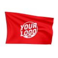 Custom Fully Sublimated Solid II Pattern Blood Red Flag 15792