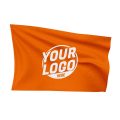 Custom Fully Sublimated Solid JJ Pattern Orange Flag 15843