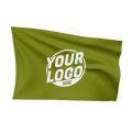 Custom Fully Sublimated Solid T20 Pattern Olive Green Flag 15990