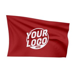 Custom Fully Sublimated Solid W11 Pattern Moroccan Red Flag 16017
