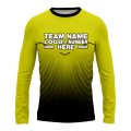 Custom Fully Sublimated Bold  Pattern Green Black Performance Long Sleeves 16110