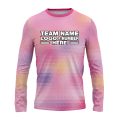 Custom Fully Sublimated Radiant Tie Dye Pattern Multicolor Performance Long Sleeves 16666