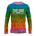 Custom Fully Sublimated Casual Tie Dye Pattern Multicolor Performance Long Sleeves 16750