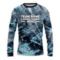 Custom Fully Sublimated Icebreack Tie Dye Pattern Performance Long Sleeves