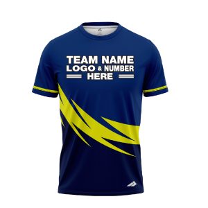 Custom Fully Sublimated Spikes Two Pattern Dark Blue Green Performance Baseball Softball Jersey 17219