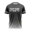 Custom Fully Sublimated Glitter Pattern Gray White Performance Baseball Softball Jersey 17260