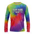 Custom Fully Sublimated Radiant Rebels Tie Dye Pattern Multicolor Performance Long Sleeves 17306