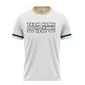 Custom Fully Sublimated Modern Pattern White Black Teal Performance Baseball Softball Jersey 17363