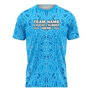 Custom Fully Sublimated Tribal Two Pattern SkyBlue Performance Soccer Uniform Jersey 17508