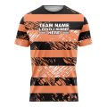 Custom Fully Sublimated Claws Pattern Salmon Performance Soccer Uniform Jersey 17964
