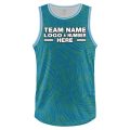 Custom Fully Sublimated Imprint Pattern SkyBlue Performance Basketball Uniform Jersey 18236