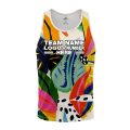 Custom Fully Sublimated Artistic Print Floral Pattern Multicolor Performance Tank Top 18410