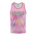 Custom Fully Sublimated Radiant Tie Dye Pattern Multicolor Performance Tank Top 18687