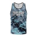 Custom Fully Sublimated Icebreack Tie Dye Pattern Performance Tank Top 18727