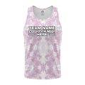 Custom Fully Sublimated Solid Tie Dye Pattern Berry Performance Tank Top 18835