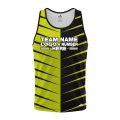 Custom Fully Sublimated Thorns Neon Pattern Green Performance Tank Top 18843