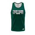 Custom Fully Sublimated Solid S20 Pattern Forest Green Performance Tank Top 19235
