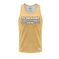 Custom Fully Sublimated Solid C5 Pattern Pale Gold Performance Tank Top 19239