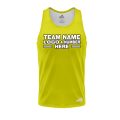Custom Fully Sublimated Solid EE Pattern Apple Green Performance Tank Top 19247