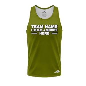 Custom Fully Sublimated Solid Z10 Pattern Army Green Performance Tank Top 19263