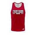 Custom Fully Sublimated Solid E2 Pattern Raspberry  Red Performance Tank Top 19287