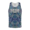 Custom Fully Abstract Animal Print Performance Tank Top 19315