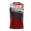 Custom Fully Sublimated Brush Camo Pattern Red Black White Performance Sleeveless 21112