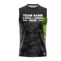 Custom Fully Sublimated ERDL Camo Pattern Black and Green Performance Sleeveless 21116