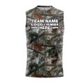Custom Fully Sublimated Forest Camo Pattern Four Performance Sleeveless 21144