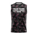 Custom Fully Sublimated Sports Camo Pattern Pink Black Performance Sleeveless 21180