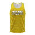 Custom Fully Sublimated Camo Pattern Yellow Performance Tank Top 21340