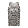 Custom Fully Sublimated Forest Camo Pattern Three Performance Tank Top 21388