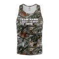 Custom Fully Sublimated Forest Camo Pattern Four Performance Tank Top 21392