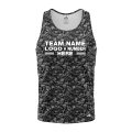 Custom Fully Sublimated Forest Camo Pattern Five Performance Tank Top 21396