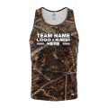 Custom Fully Sublimated Realistic Forest Camo Pattern Performance Tank Top 21532