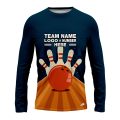 Custom Fully Sublimated Professional Bowling Pattern Performance Long Sleeves 22530