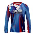 Custom Fully Sublimated Deluxe Bowling  Pattern Performance Long Sleeves 22542