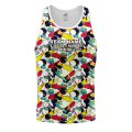Custom Fully Sublimated Colorful Bowling Frenzy Pattern Performance Tank Top 22578