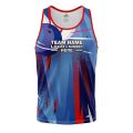 Custom Fully Sublimated Deluxe Bowling Pattern Performance Tank Top 22594