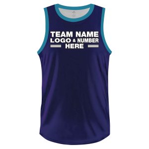Custom Fully Sublimated Solid Five Pattern Blue SkyBlue Performance Basketball Uniform Jersey 22977