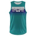 Custom Fully Sublimated Extreme Two Pattern Teal Bue White Performance Basketball Uniform Jersey 23037