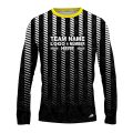 Custom Fully Sublimated Elite Referee Pattern Black Performance Long Sleeves 23698