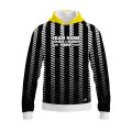 Custom Fully Sublimated Elite Referee Pattern Black Performance Sports Pullover Hoodie 23752