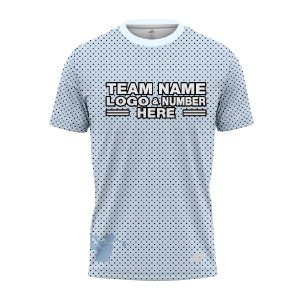 Custom Fully Sublimated Basic Golf Pattern SkyBlue Performance Jersey 23858