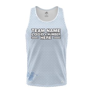 Custom Fully Sublimated Basic Golf Pattern SkyBlue Performance Tank Top 23893