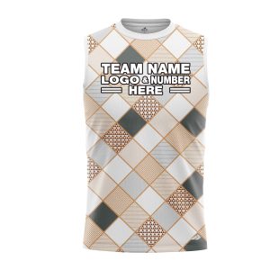 Custom Fully Sublimated Luxe Golf Pattern Faded Performance Sleeveless 23913