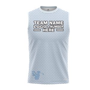 Custom Fully Sublimated Basic Golf Pattern SkyBlue Performance Sleeveless 23925